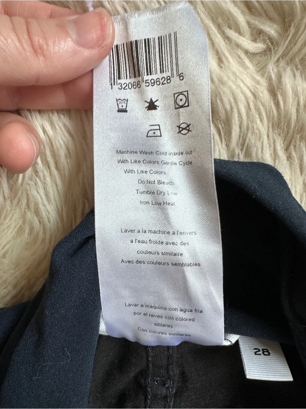 FRAME Maternity Skinny Jeans Over the Belly Band Size 28